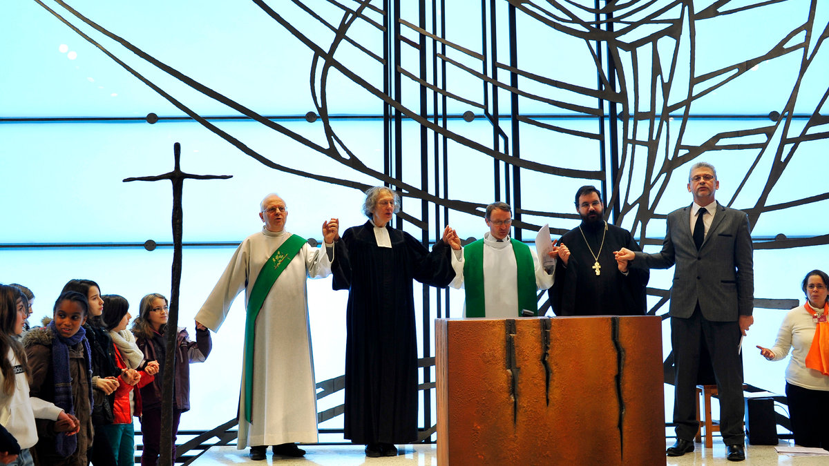Rassemblement oecuménique à Notre Dame de Pentecôte, La Défence.