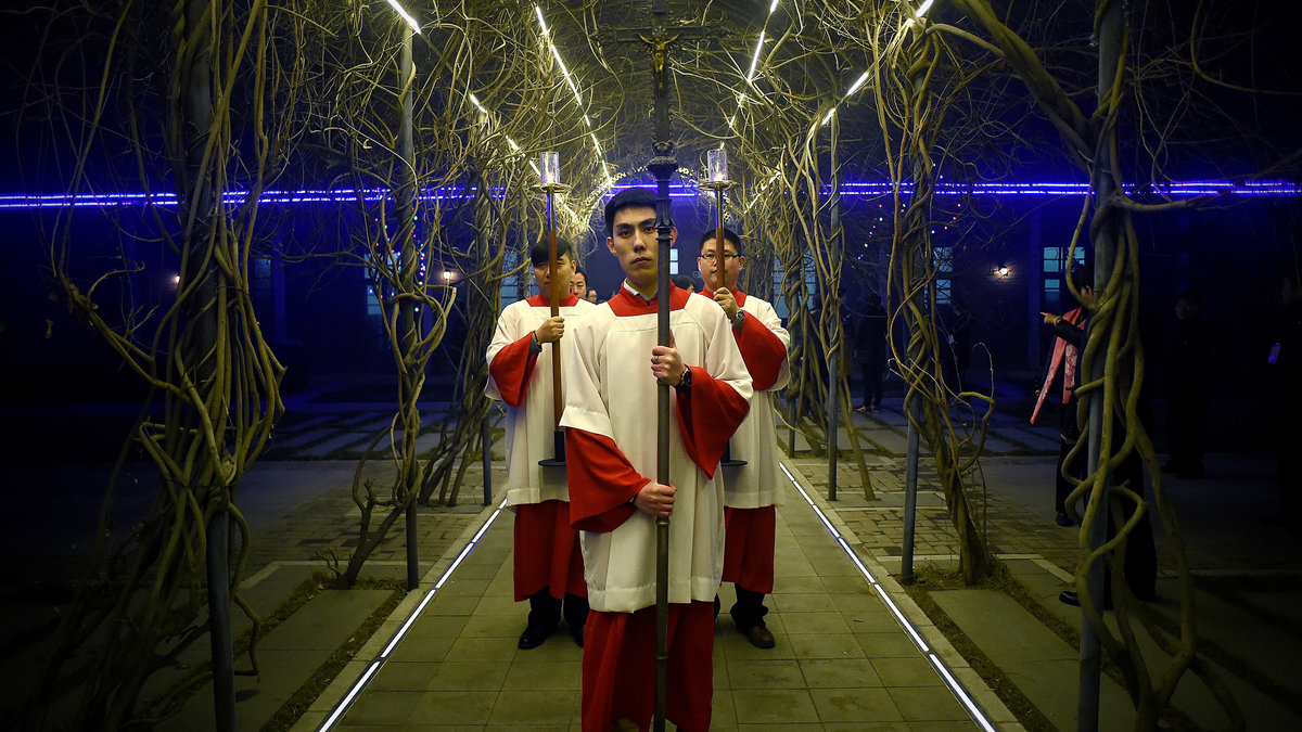 CHINA-RELIGION-CHRISTIAN-CHRISTMAS