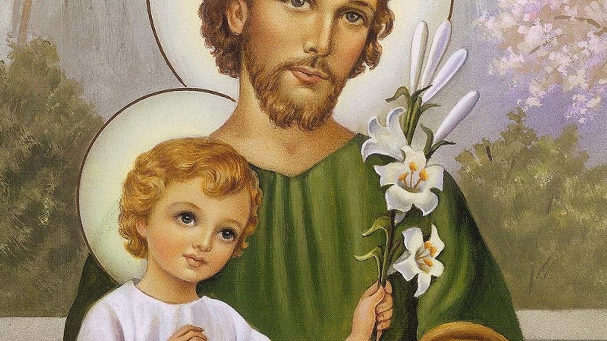 Sao Jose e o Menino Jesus