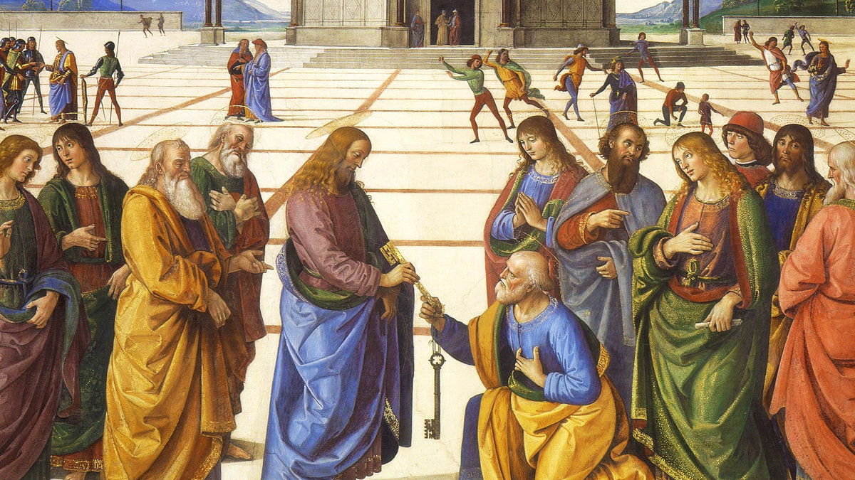 web vatican sixtine chapel perugino peter keys ©Wikimedia