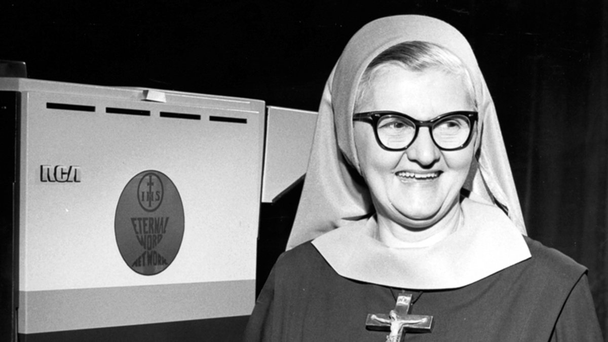 WEB3-MOTHER-ANGELICA-MONOCHROME-EWTN-TV-STUDIO-Courtesy-of-EWTN