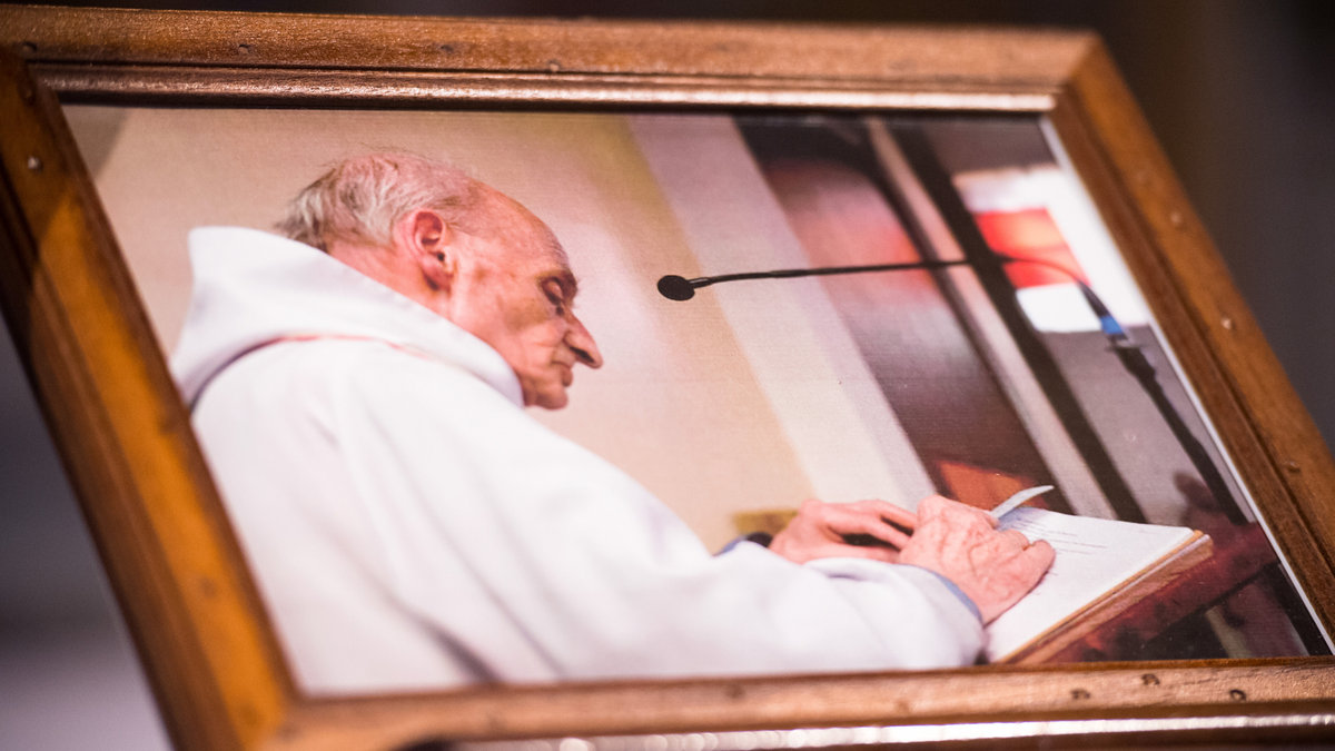 A picture of Father Jacques Hamel – Saint Bartholomew Rome