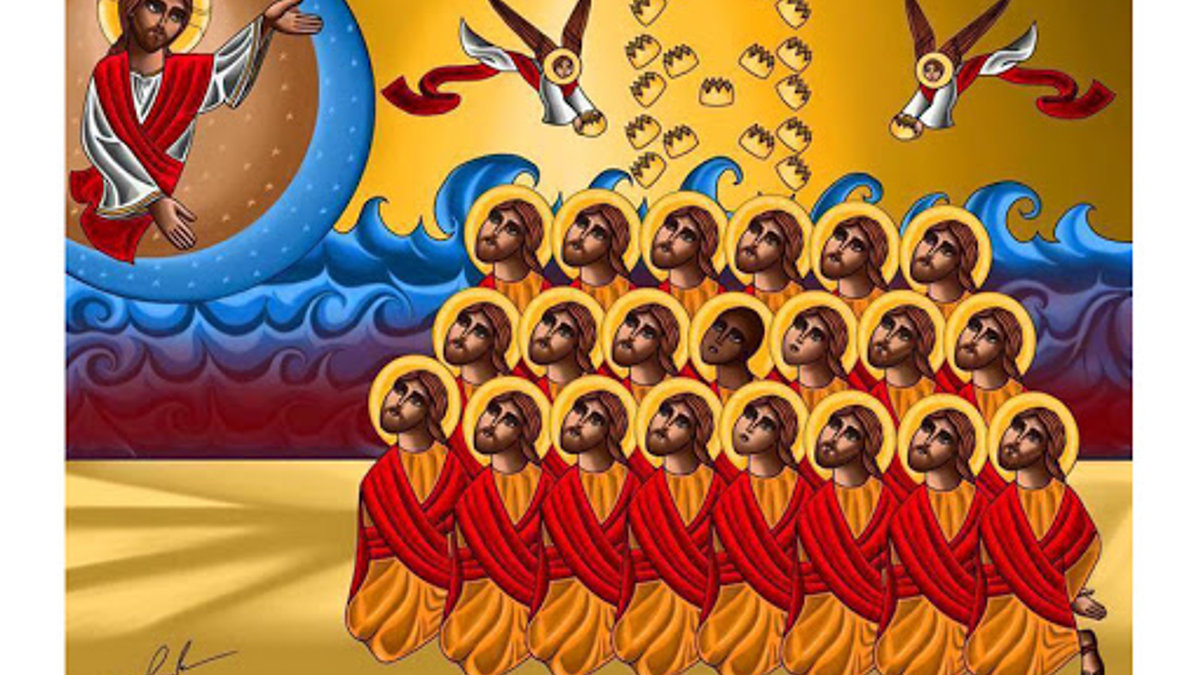 Icon of the 21 Coptic martyrs of Libya – fr
