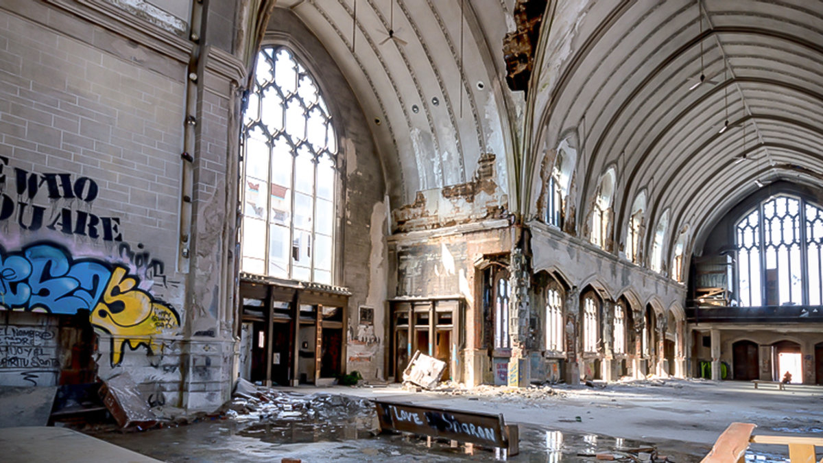 Abandoned Church in Detroit