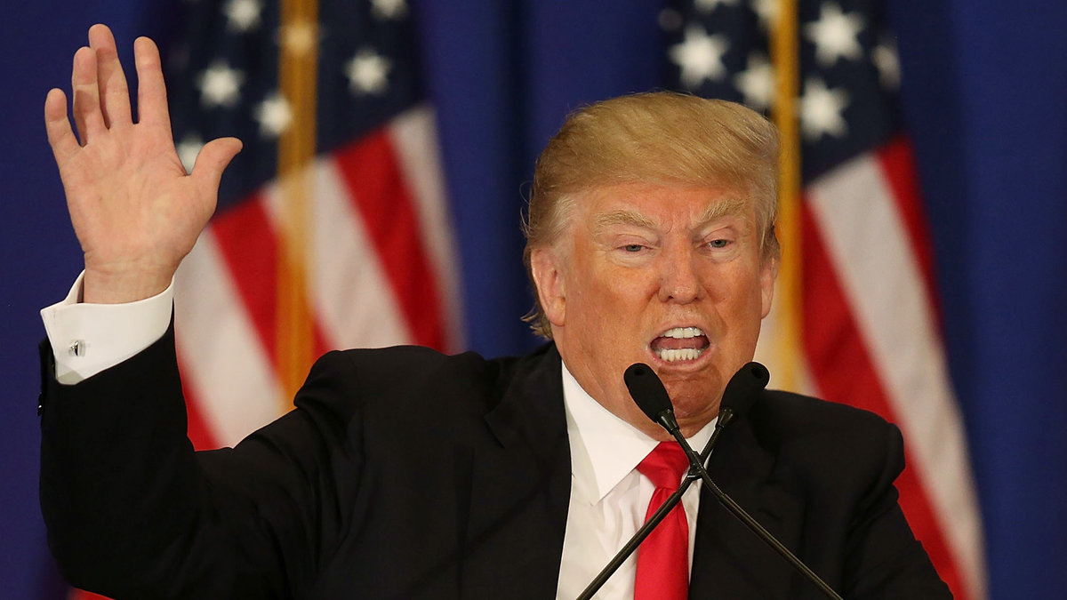 Donald Trump Holds News Conference In Jupiter, Florida