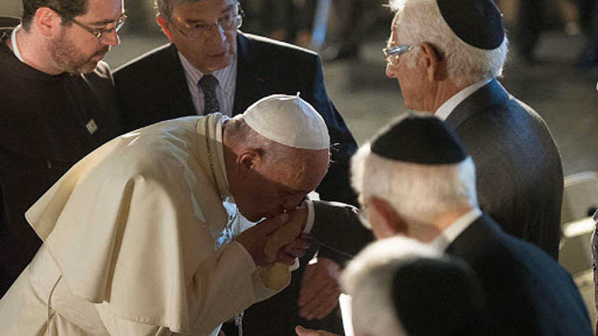 Pope Francis European Rabbis Rome