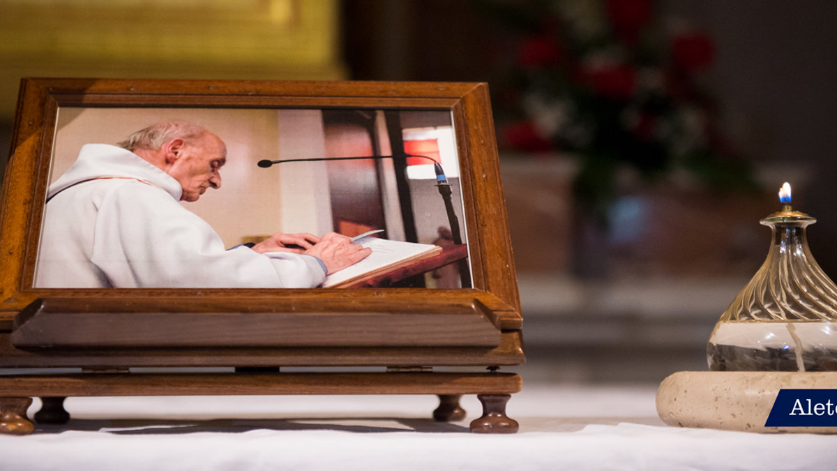 A picture of Father Jacques Hamel – Saint Bartholomew Rome