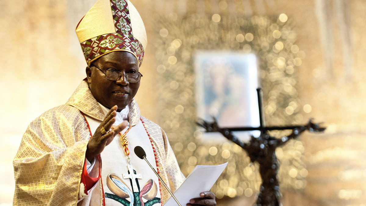 April 27, 2014: Card. Nakellentuba Philippe Ouedraogo, Archbishop of Ouagadougou (Burkina Faso), takes possession of the Title of St. Mary of Consolation to Tiburtinus in Rome.