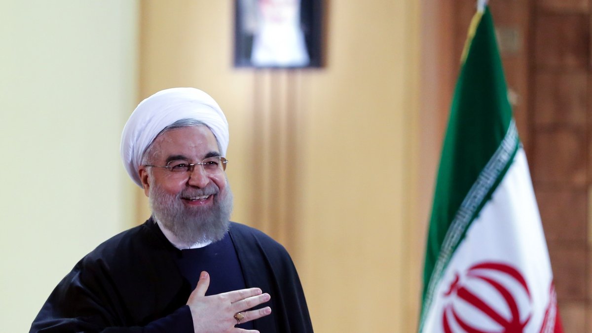 Iranian President Rouhani’s press conference in Tehran