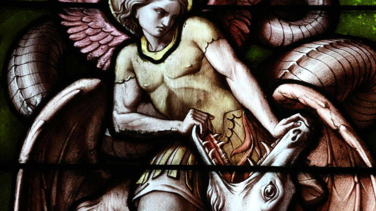 WEB NOTRE DAME GENEVA ANGEL FIGHT SATAN ©Fred de Noyelle : Godong Ai