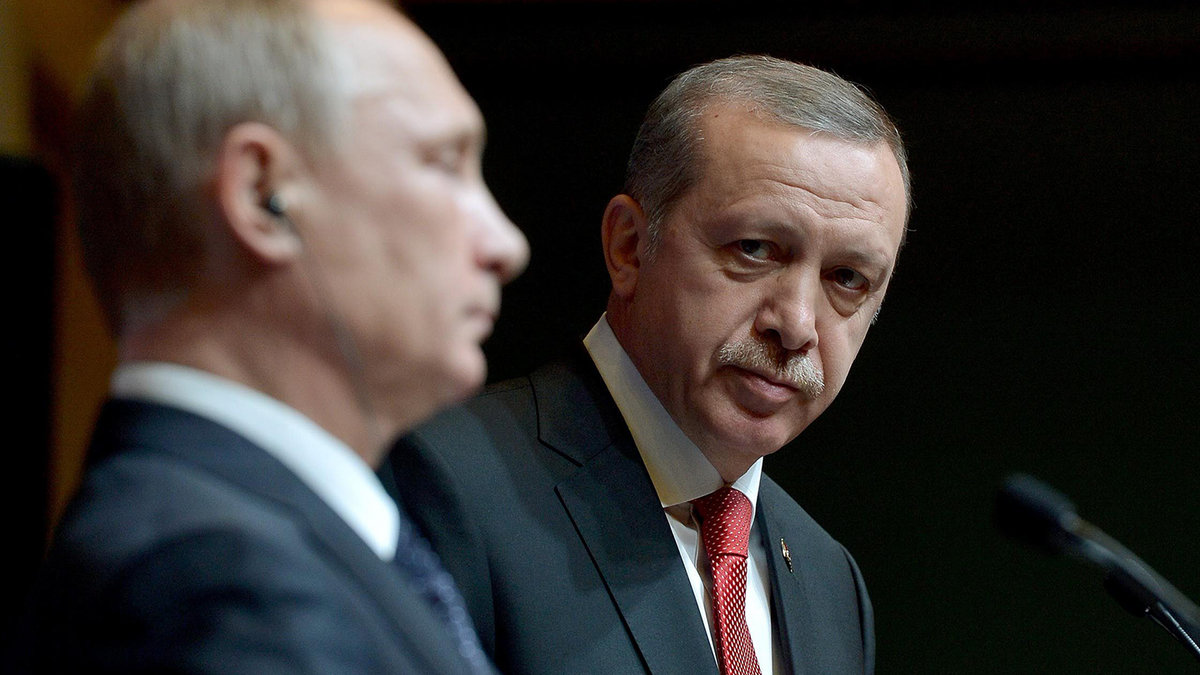 Press conference of Erdogan and Putin in Ankara