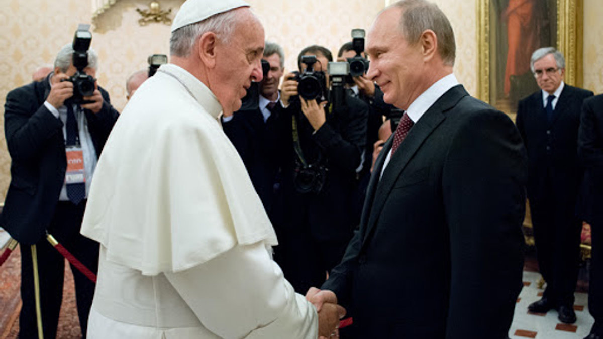 Pope Francis receives in audience the President of Russia Vladimir Putin – CPP – en