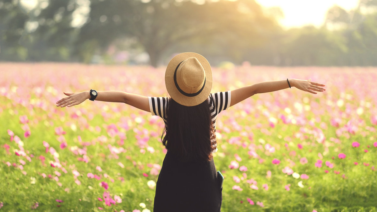 happy woman