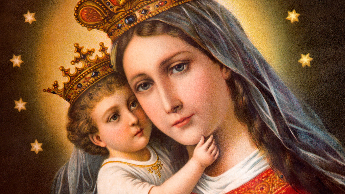 WEB3-QUEEN-BLESSED-VIRGIN-MARY-MADONNA-JESUS-INFANT-shutterstock_243796993-Renata-Sedmakova-Shutterstock