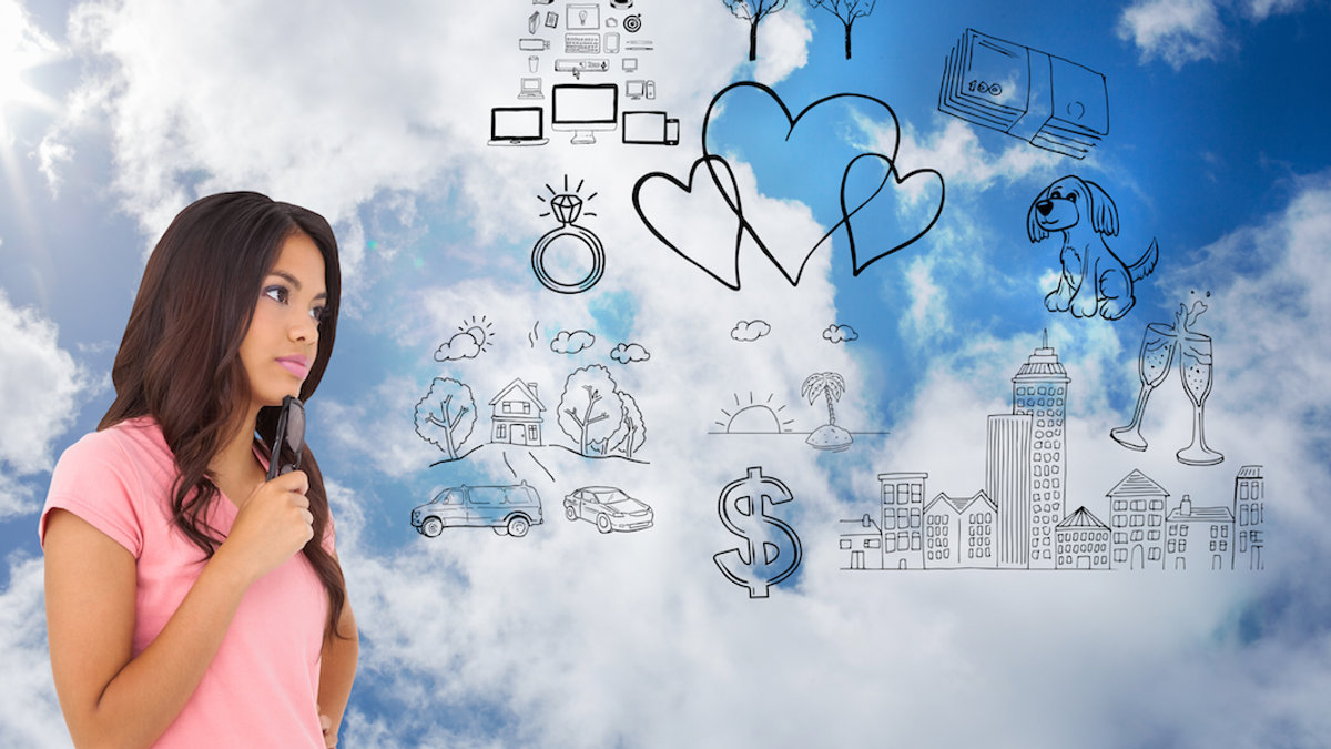 woman planning future