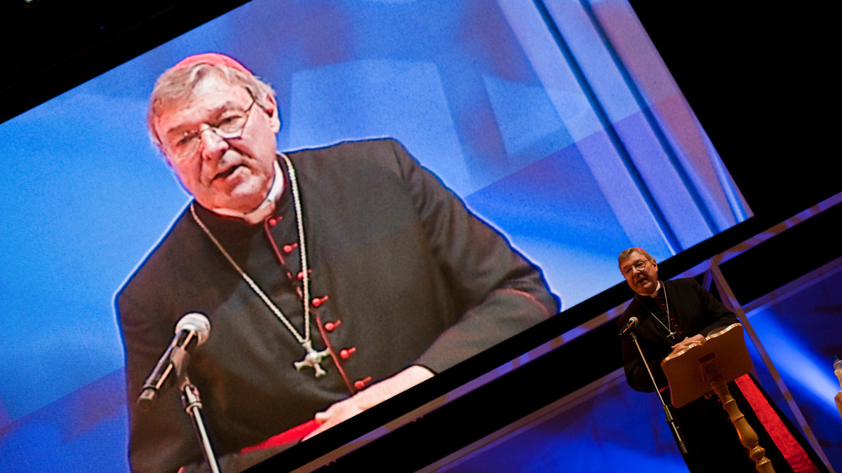 Cardinal George Pell speaking