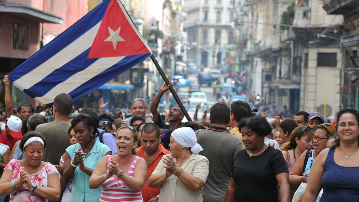CUBA-HUMAN RIGHTS-PROTEST