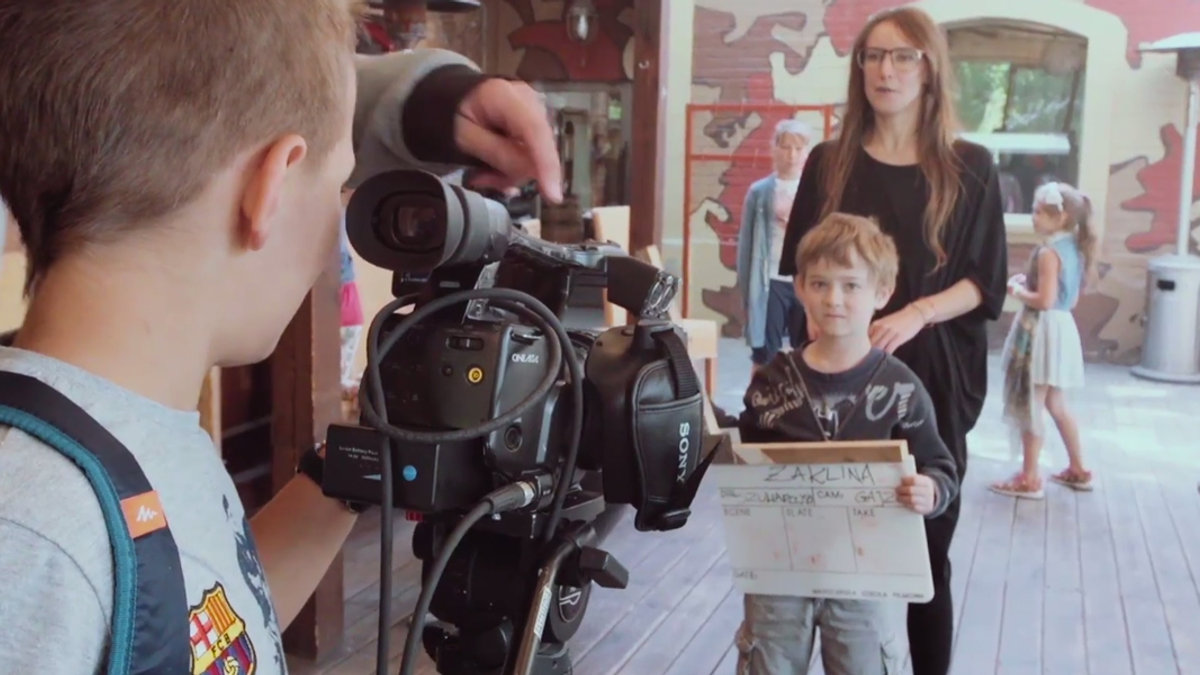 Dzieci na planie filmowym