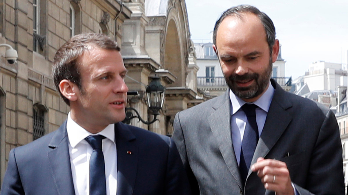 EDOUARD PHILIPPE EMMANUEL MACRON