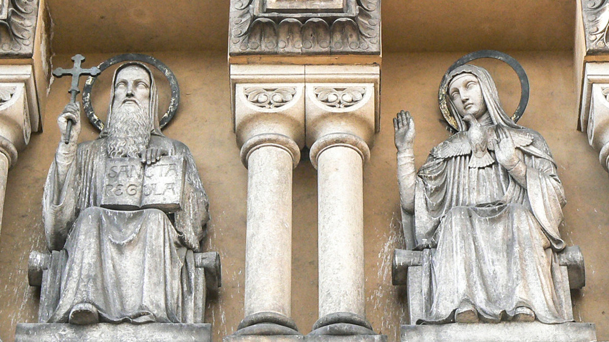 WEB3 SAINT BENEDICT SAINT SCHOLASTICA Joker Island Public Domain