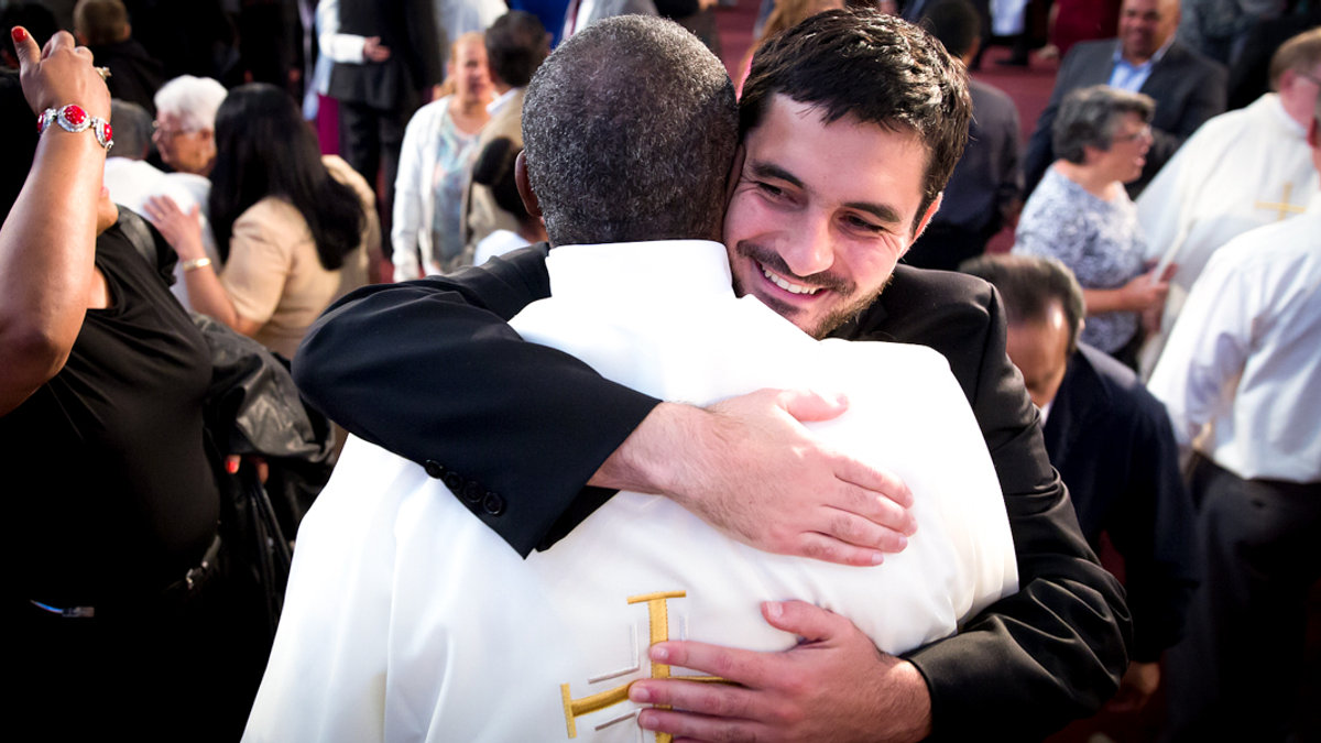 WEB3 WELCOME NEW PRIEST EMBRACE Roman Catholic Archdiocese of Boston CC