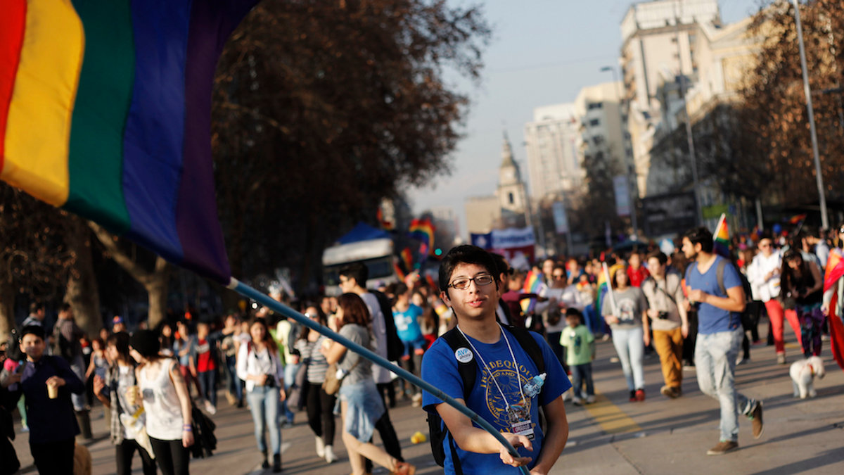 manifestación lgtb santiago chile 2014