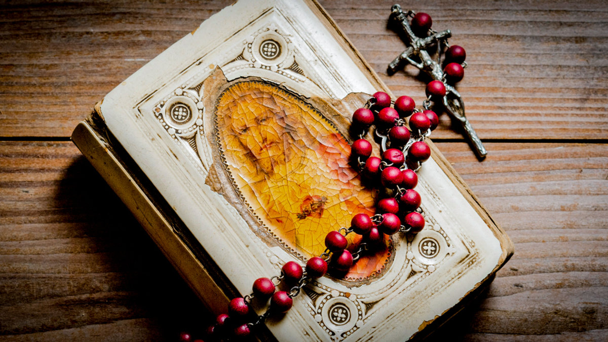 HOLY BIBLE,ROSARY
