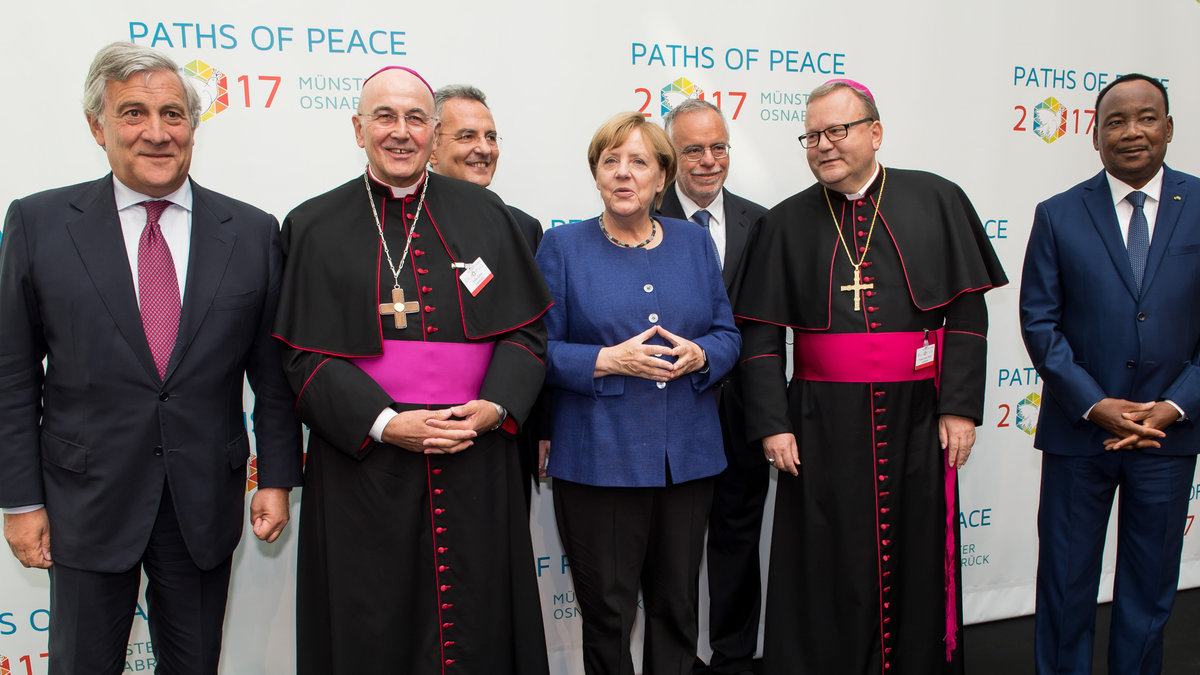 MERKEL PATH FOR PEACE