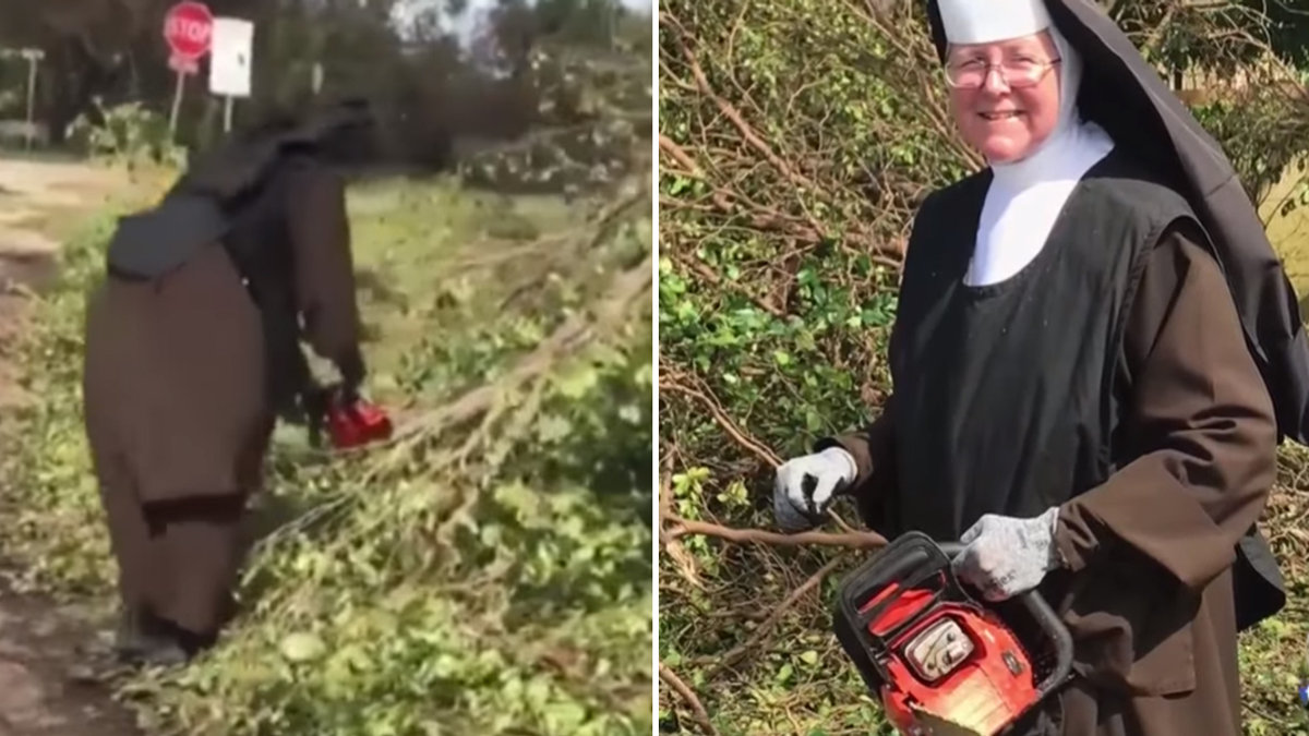 SIOSTRA Z PIŁĄ MECHANICZNĄ