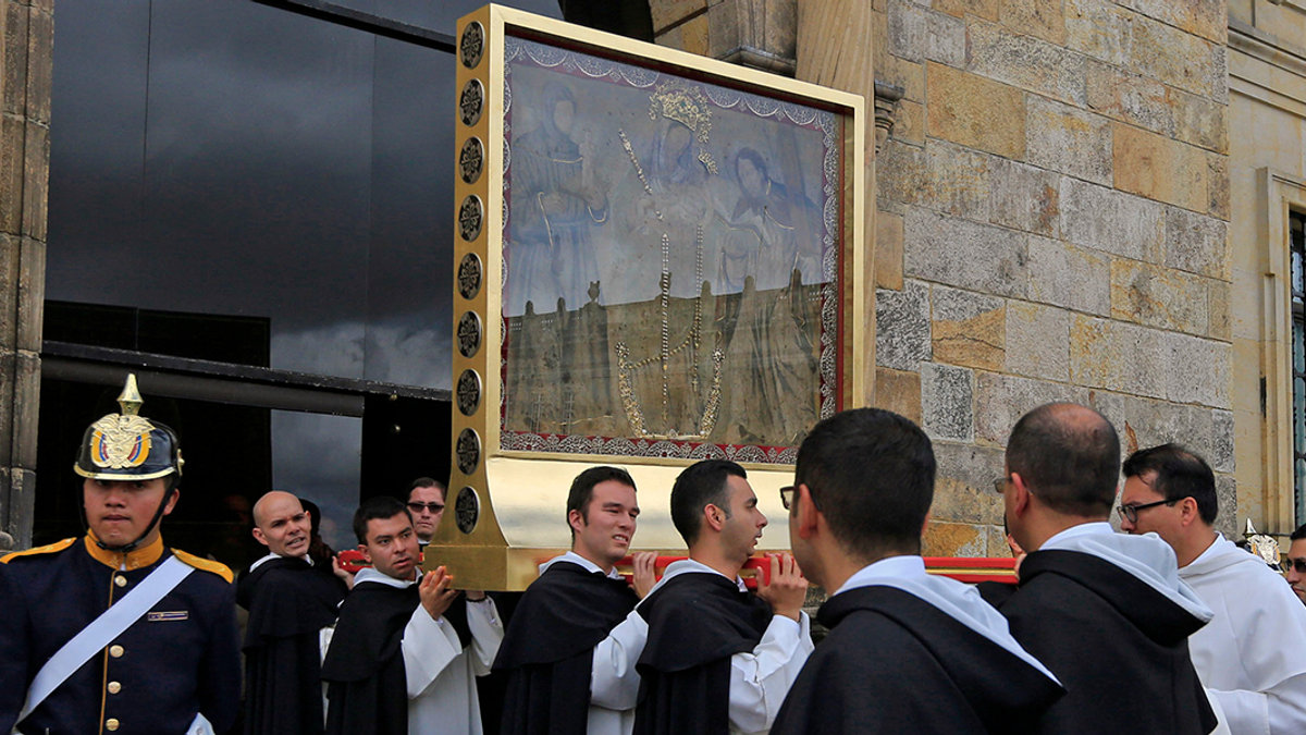 POPE FRANCIS,OUR LADY OF CHINQUINCUIRA