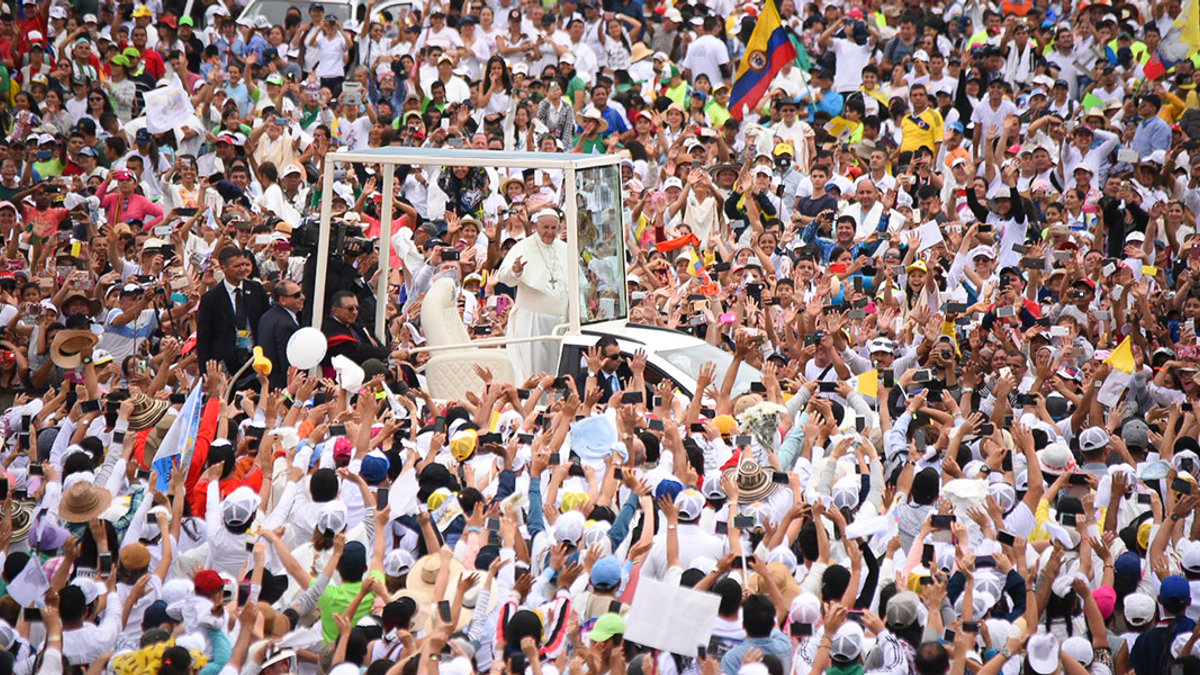 VILLAVINCENCIO,POPE FRANCIS,COLOMBIA