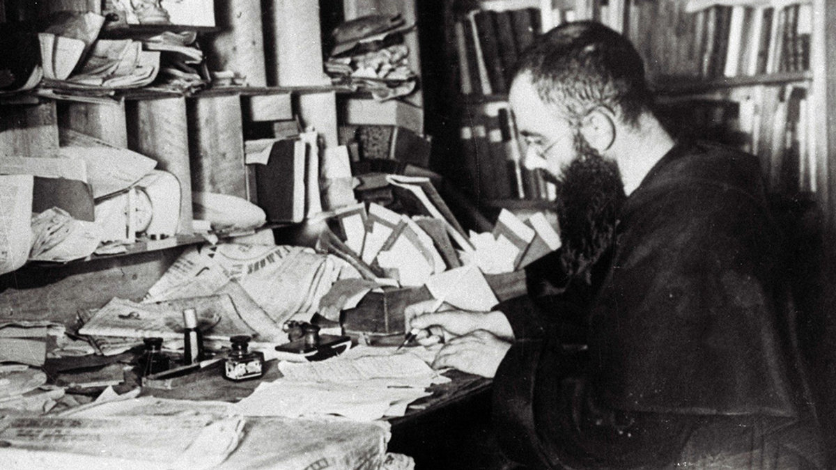 ŚWIĘTY MAKSYMILIAN KOLBE PRZY PRACY