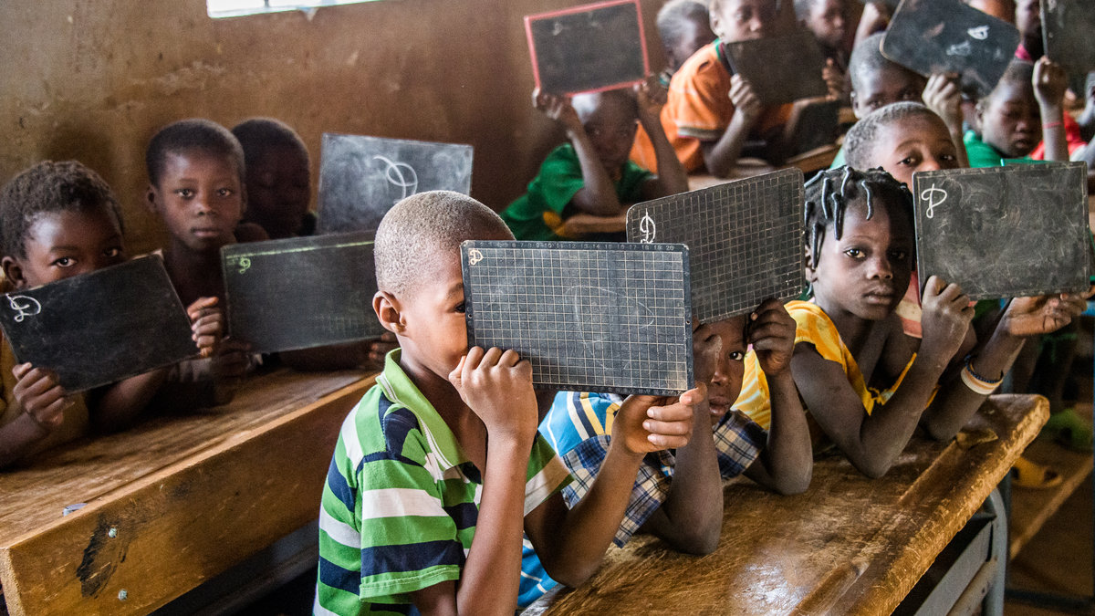 Ecole enfants au Burkina-Faso