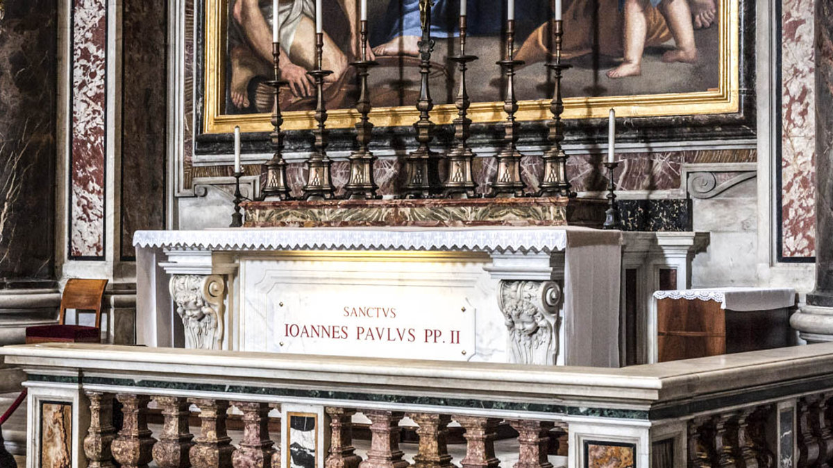 TOMB OF POPE JOHN PAUL II