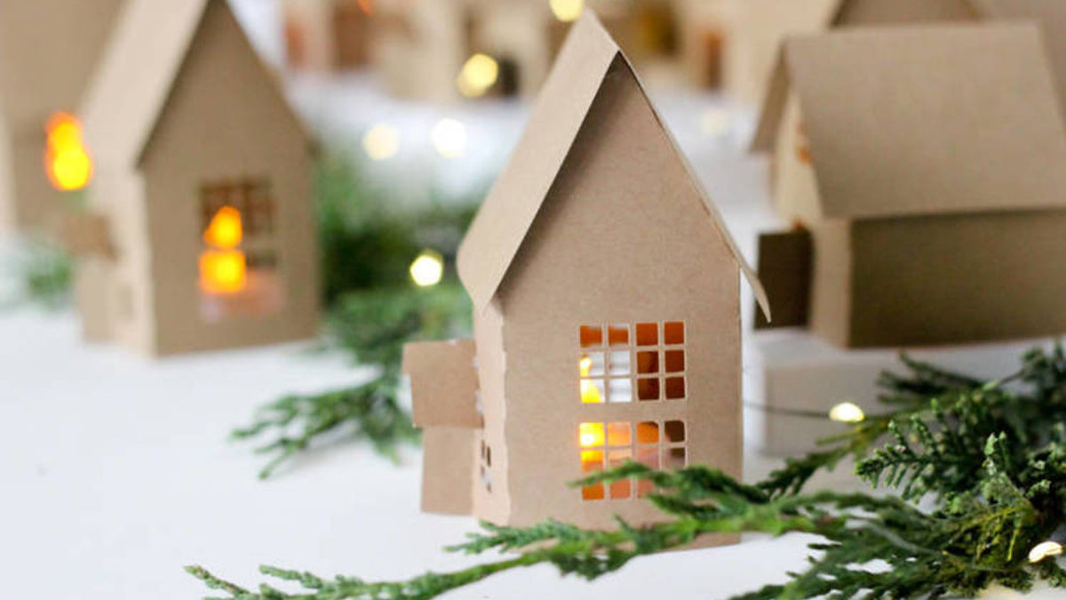 Une déco de Noël faite maison