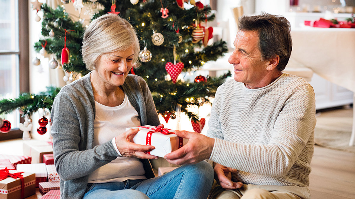 Elder Couple Christmas