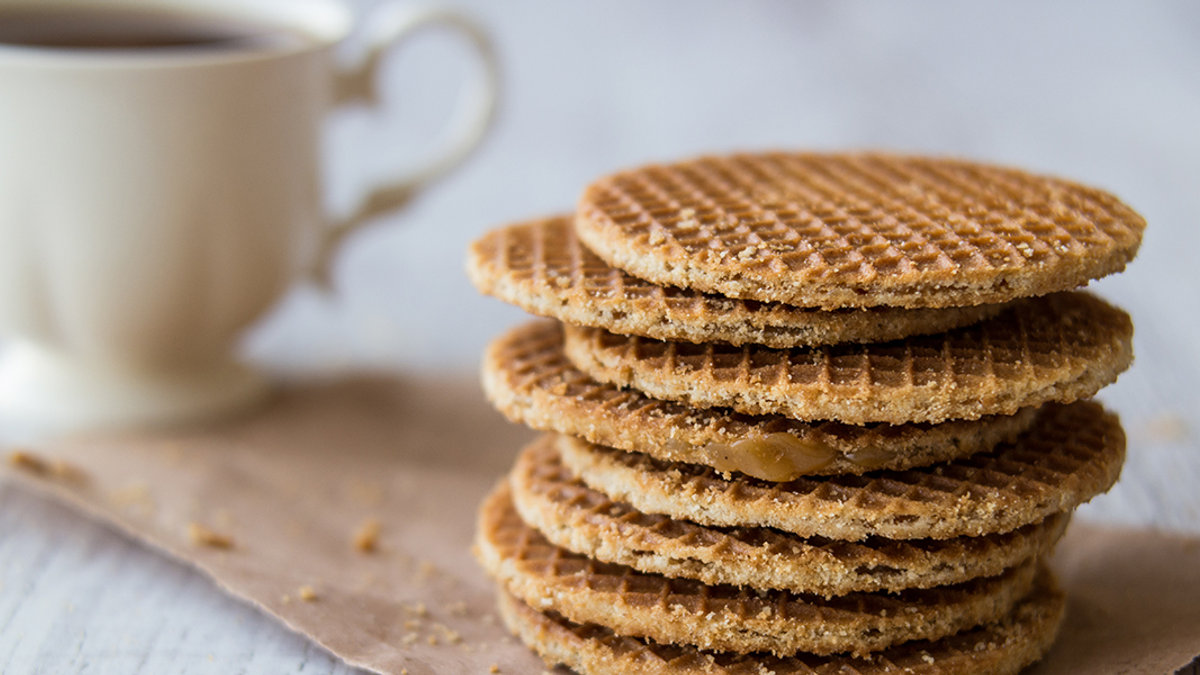 tea coffee Stroopwafels