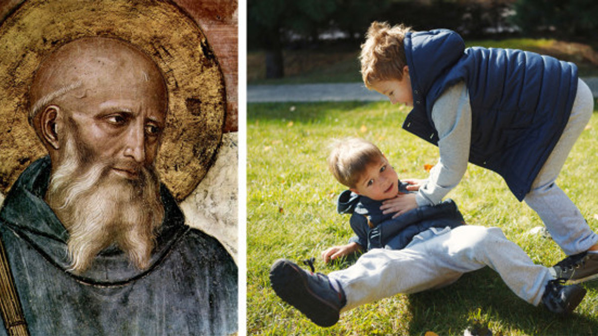 web3-st-benedict-rule-boys-fighting-siblings-brothers-pd-and-shutterstock