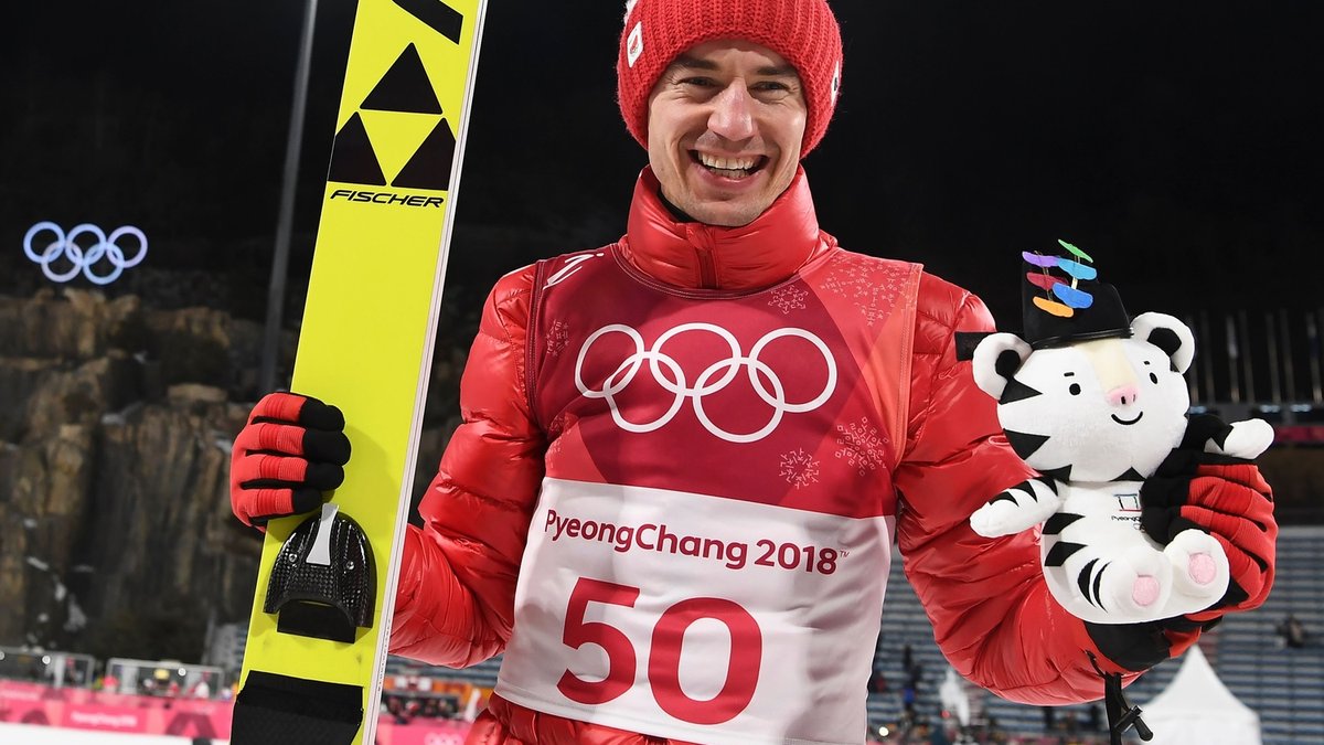 Czy Kamil Stoch spodziewał się takich gratulacji od Piotra Żyły? Zobaczcie!