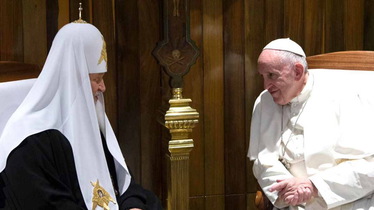 POPE FRANCIS AND PATRIARCH KIRILL