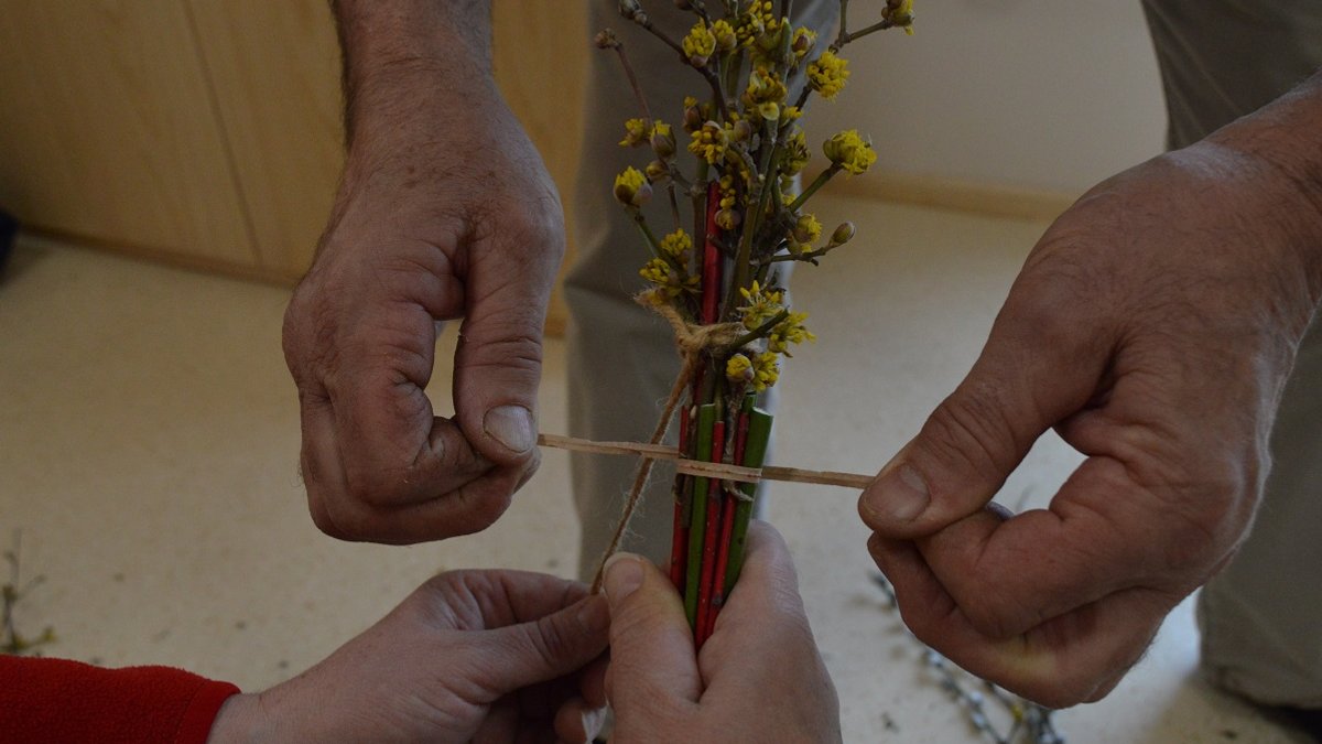 MAKING BUTARE FOR PALM SUNDAY