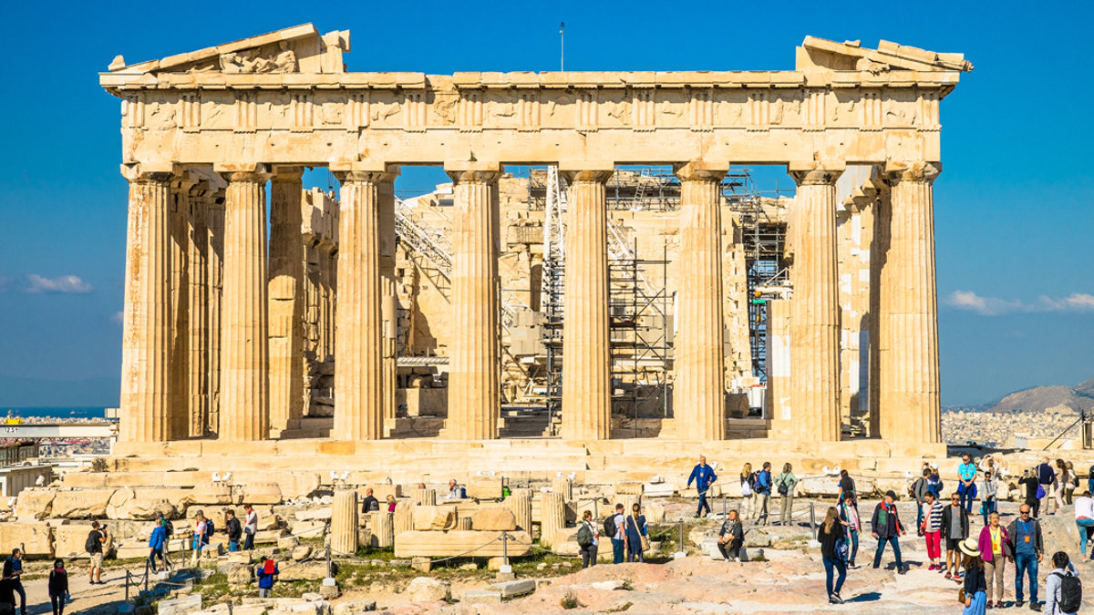 PARTHENON,ANCIENT GREECE,RUINS