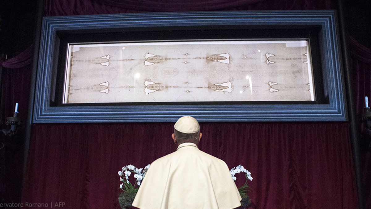 SHROUD OF TURIN,POPE FRANCIS