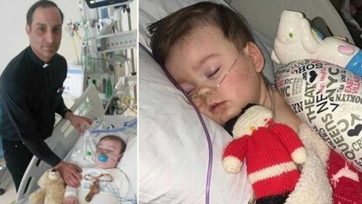 Padre Gabriele Brusco e Alfie Evans