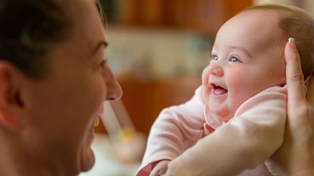 MUM, BABY, SMILE