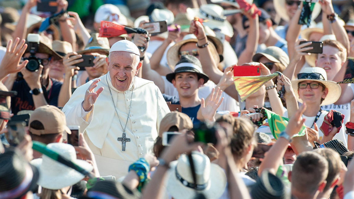 July 31, 2018 : Audience to the German ministrants in St. Peter&rsquo;s Square in the Vatican.