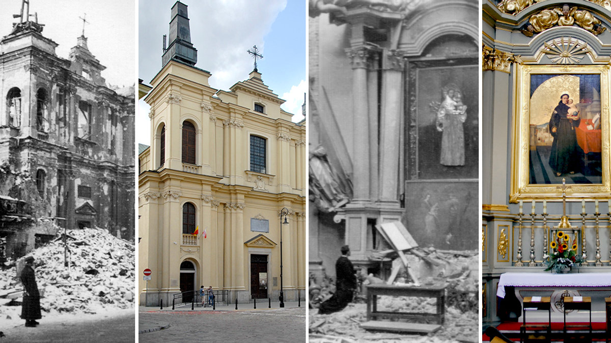 KOŚCIÓŁ FRANCISZKANÓW W WARSZAWIE PODCZAS POWSTANIA
