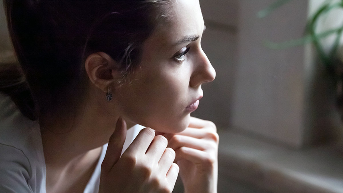 UPSET WOMAN