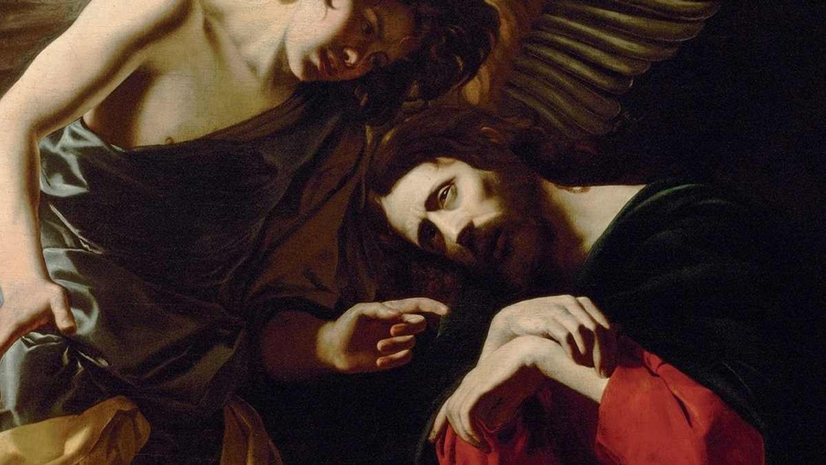 Jesus confortado pelo anjo