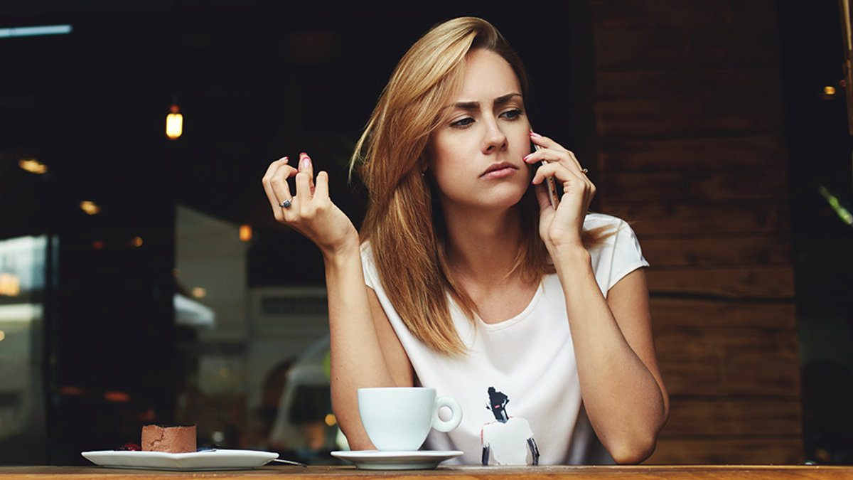 ANNOYED WOMAN